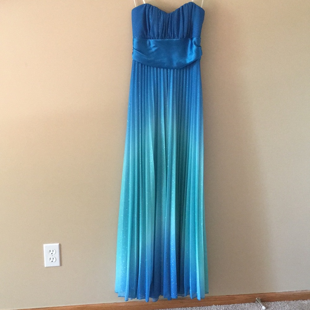 Blue Prom Dress - Picture 1 of 4